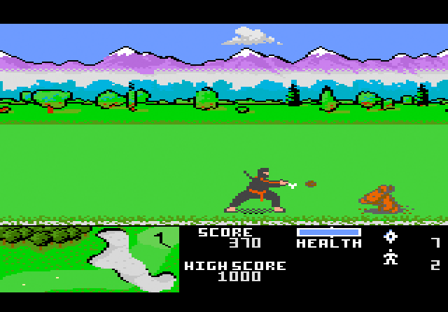 Ninja Golf Atari 7800