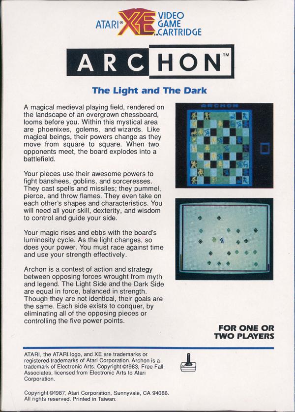 Archon - Box Back
