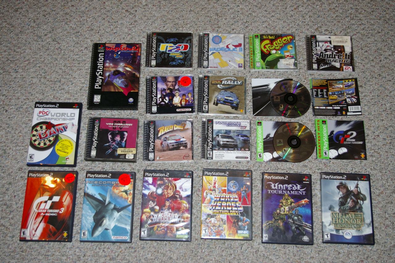 some ps1 and ps2 games - buy, sell, and trade - atariage forums