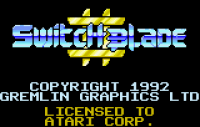 Switchblade II - Screenshot