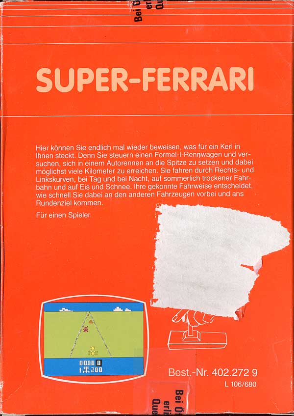 Super-Ferrari - Box Back