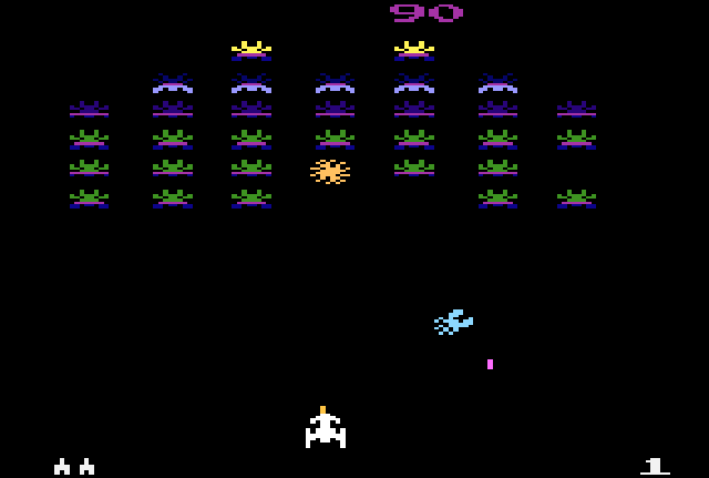 Atariage Atari 2600 Hacks Cybergoth Galaxian