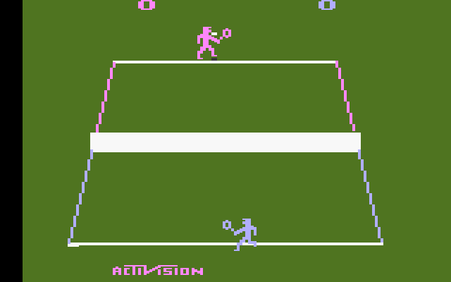 Pinky and Inky's Pac-Dot Tennis - Original Screenshot