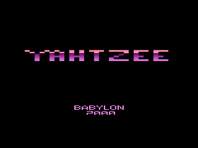 Yahtzee - Screenshot