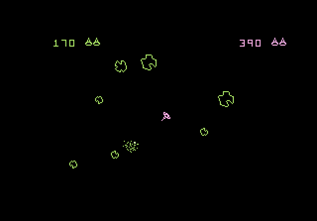 Asteroids Deluxe - Screenshot