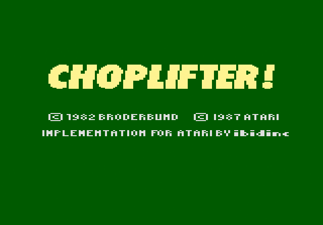 Choplifter! - Screenshot