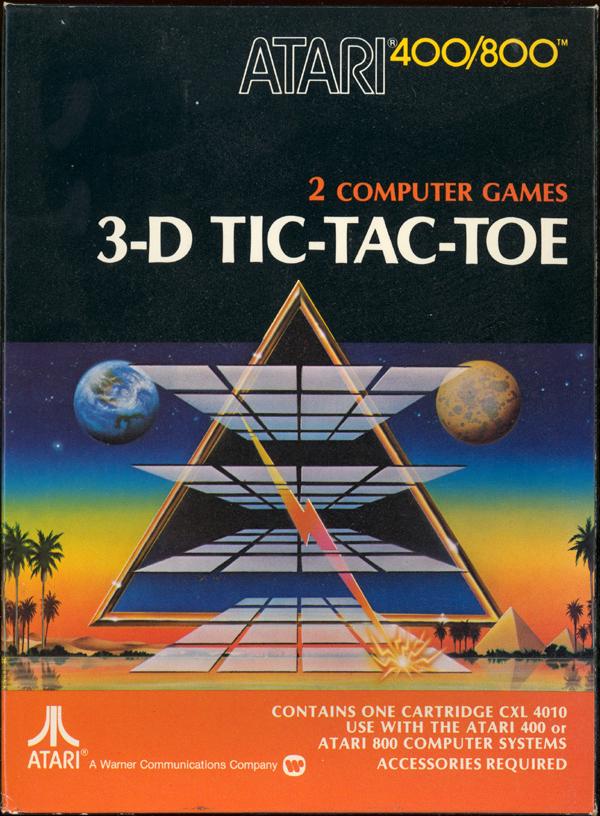 3-D Tic-Tac-Toe - Box Front