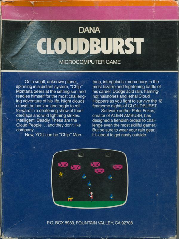 Cloudburst - Box Back