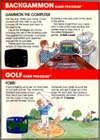 Page 11, Backgammon, Golf