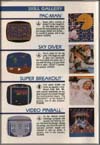 Page 10, Pac-Man, Sky Diver, Super Breakout, Video Pinball