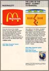 Parker Bros. Catalog featuring McDonald's