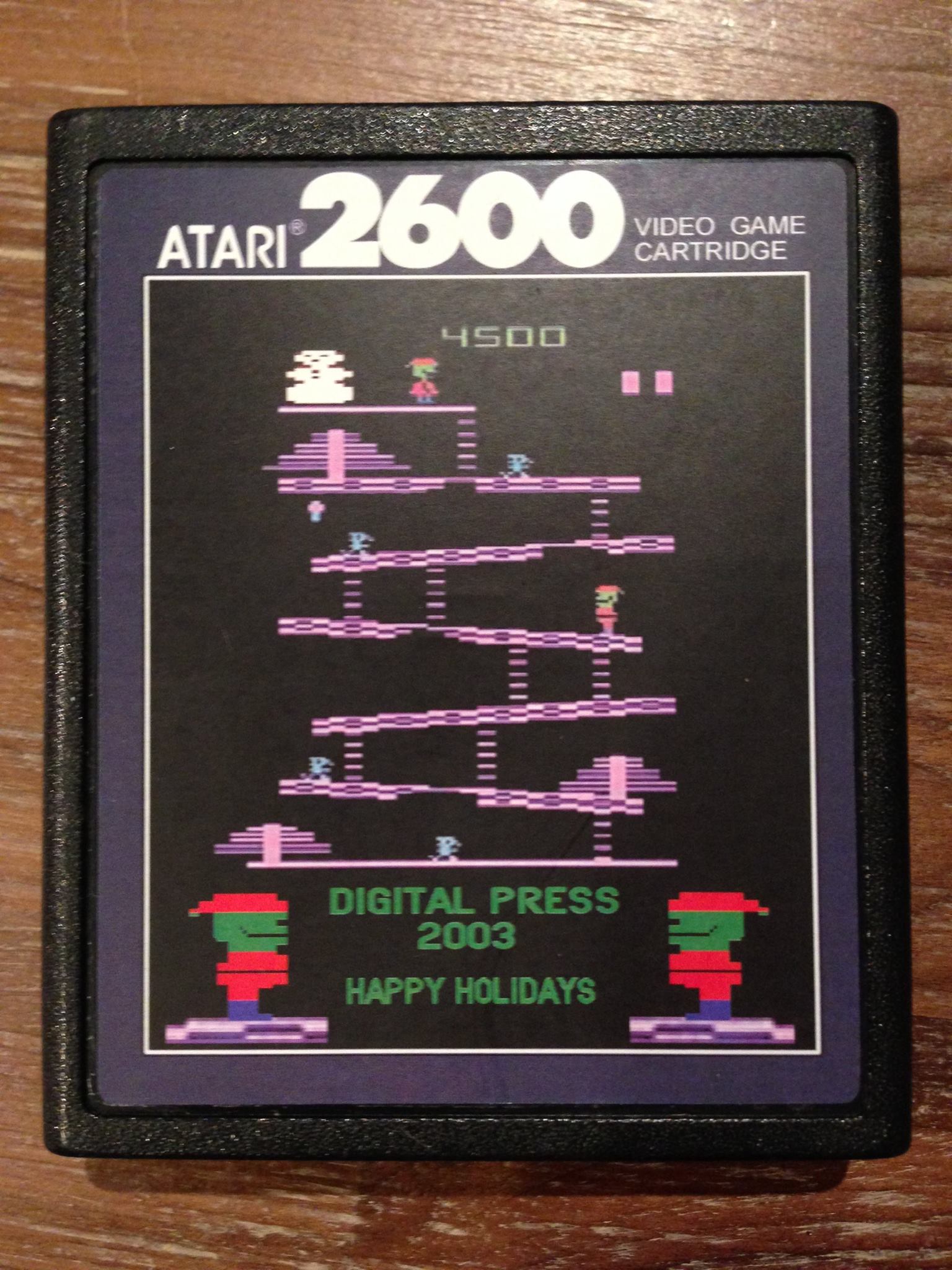 Atari 2600 Digital Press 2003 Christmas Cartridge - Auction Central