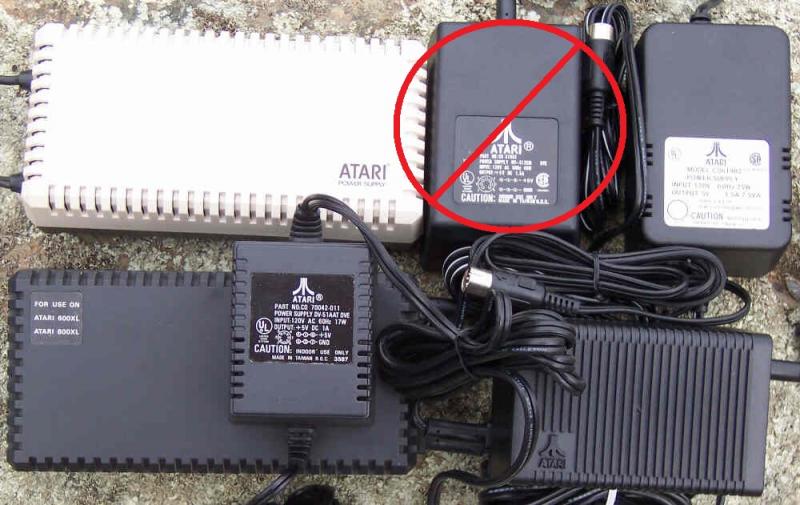 Atari XL XE Replacement Power Supply 2amps US OR EU 