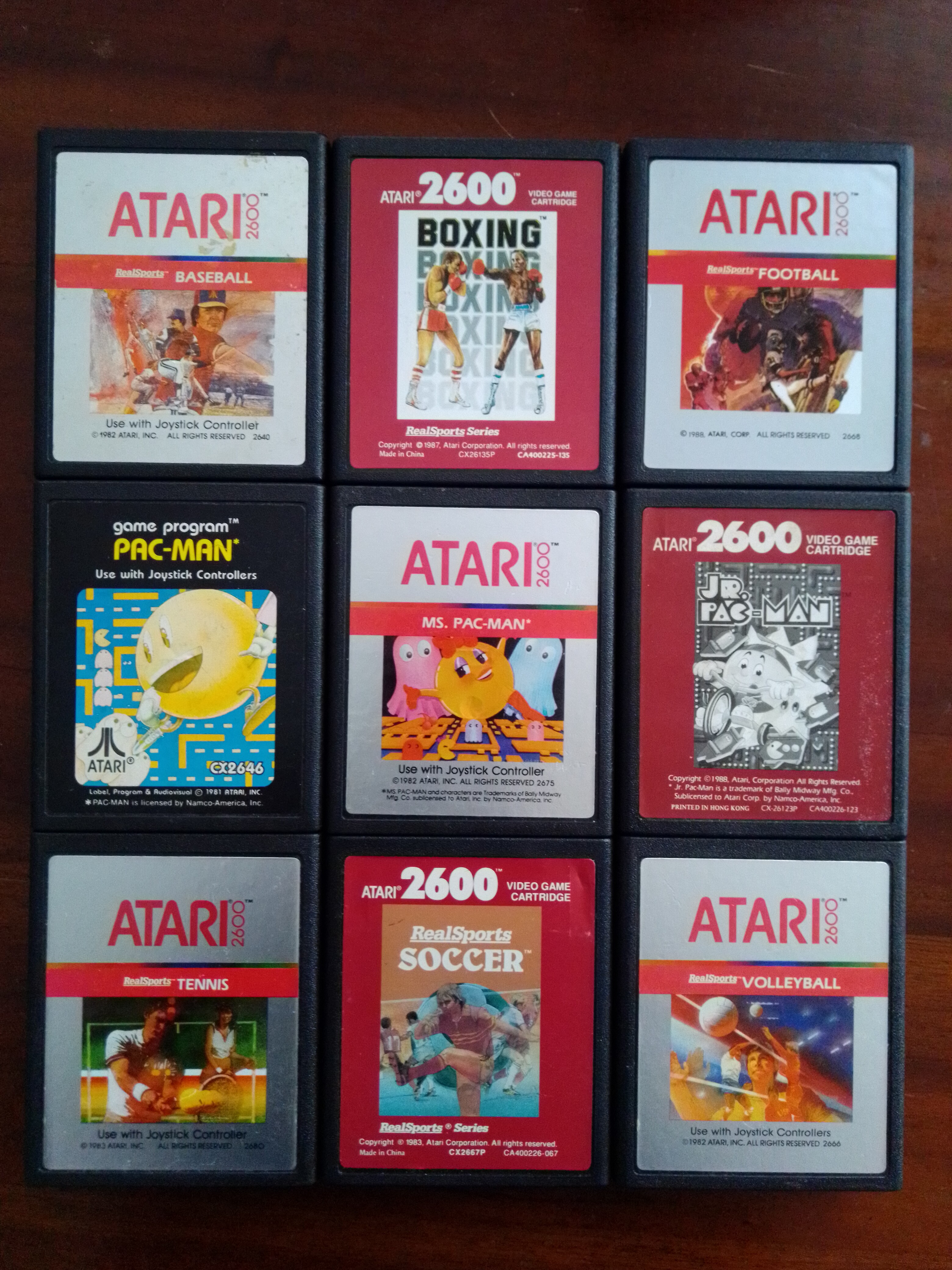 9 Atari (Pac-Man & RealSports)