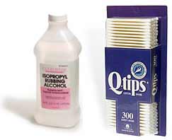 Isopropyl Alcohol and Q-Tips