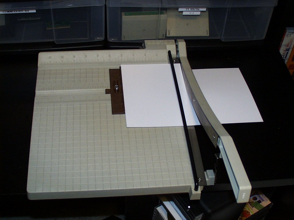 Don't cut yourself!