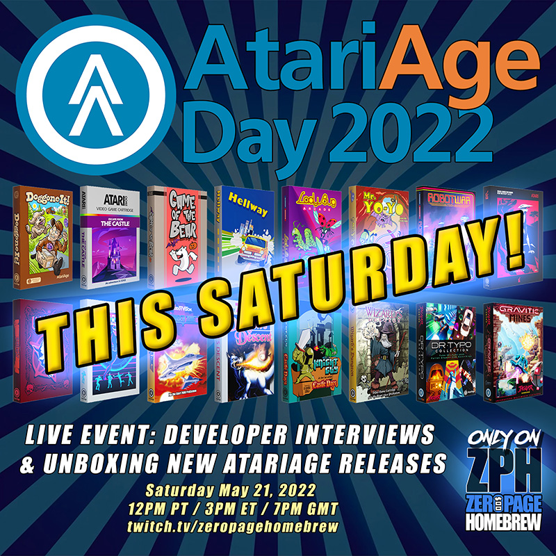 AtariAge Day 2022 on ZeroPage Homebrew