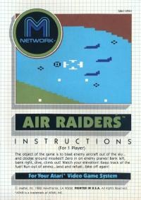 Air Raiders - Manual