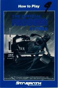 Frogger, The Official - Manual
