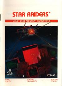 Star Raiders - Manual