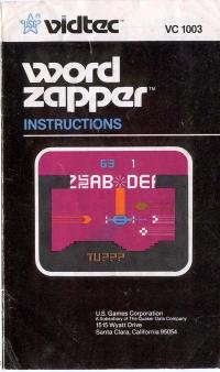 Word Zapper - Manual