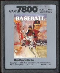 Realsports Baseball - Cartridge