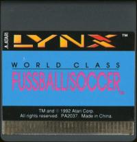 World Class Fussball/Soccer - Cartridge