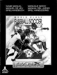 World Class Fussball/Soccer - Manual