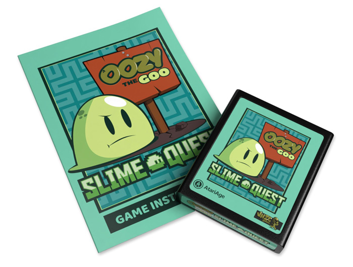 Oozy the Goo Slime Quest Cart and Manual