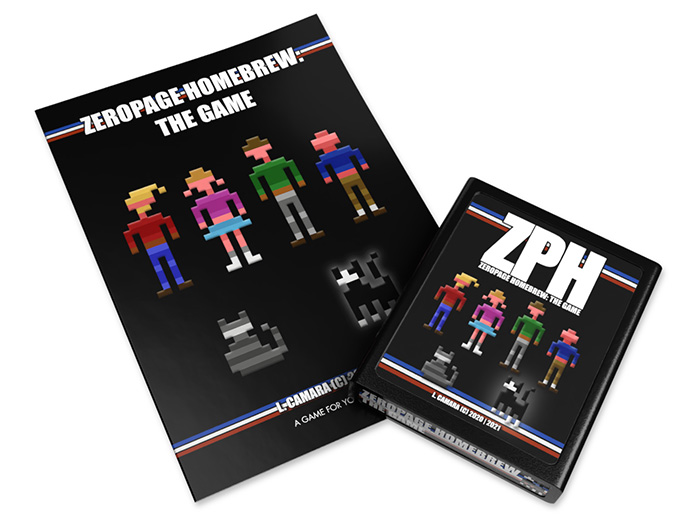 ZeroPage Homebrew: The Game - Cart and Manual