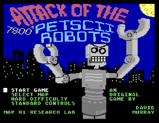 Attack of the PETSCII Robots Screenshot
