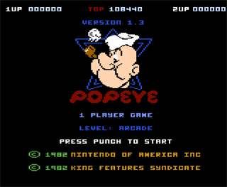Popeye Screenshot