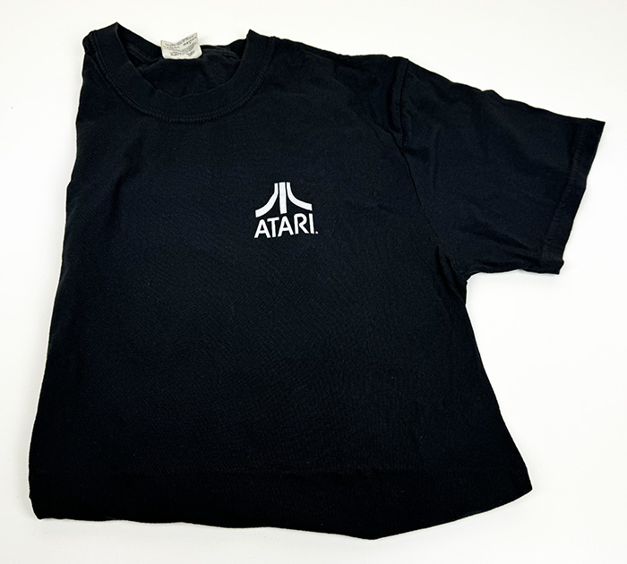 AtariAge/Atari PRGE 2023 T-Shirt, Black - Front