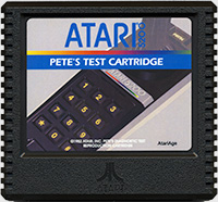 Pete's Test Cart - Atari 5200